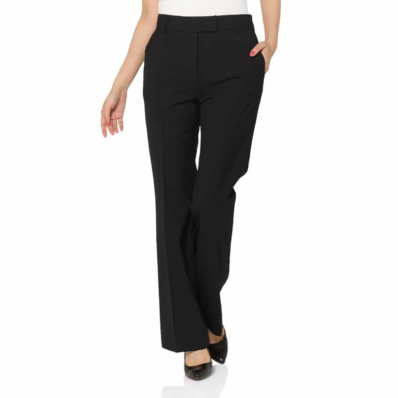 BARNEYS NEW YORK セットアップ トロピカルウール素材 ブーツカットパンツ BLACK