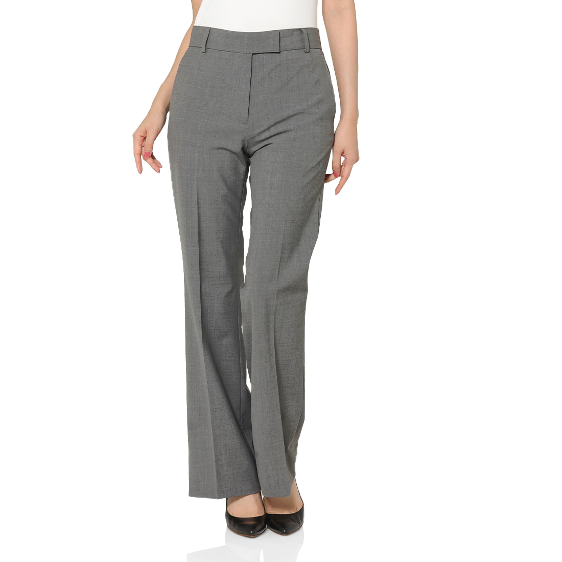 セットアップ トロピカルウール素材 ブーツカットパンツ