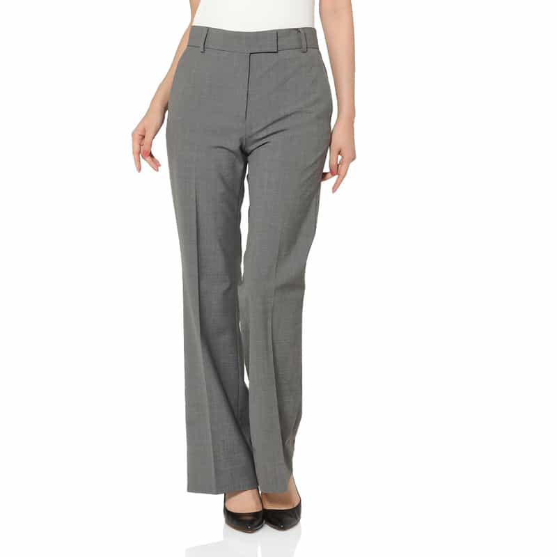 BARNEYS NEW YORK セットアップ トロピカルウール素材 ブーツカットパンツ LIGHT GRAY