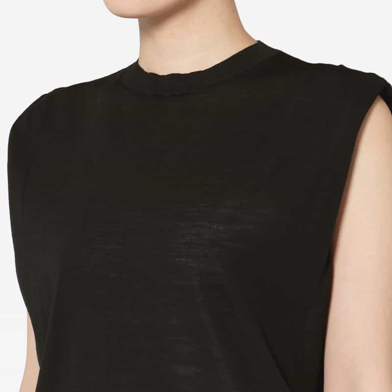 PIPPIOLINO PIPPIOLINO＜ピッピオリーノ＞ ノースリーブニットプルオーバー BLACK