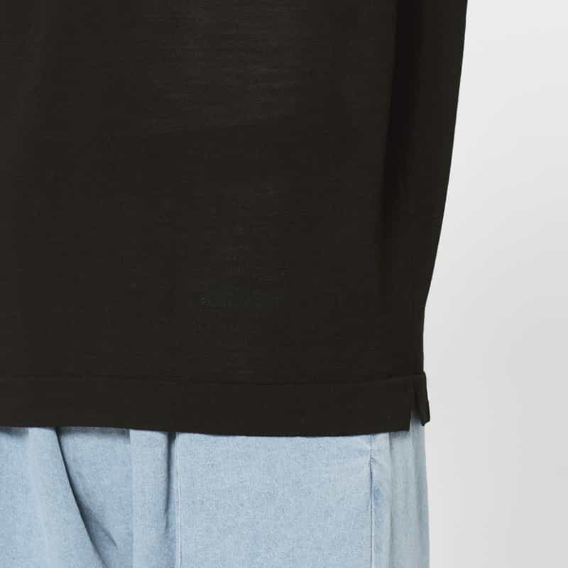 PIPPIOLINO PIPPIOLINO＜ピッピオリーノ＞ ノースリーブニットプルオーバー BLACK