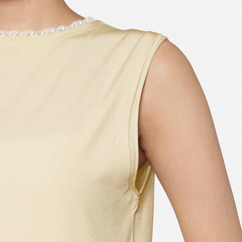 PIPPIOLINO PIPPIOLINO＜ピッピオリーノ＞ バーニーズ　ニューヨーク限定 レースニットプルオーバー WHITE