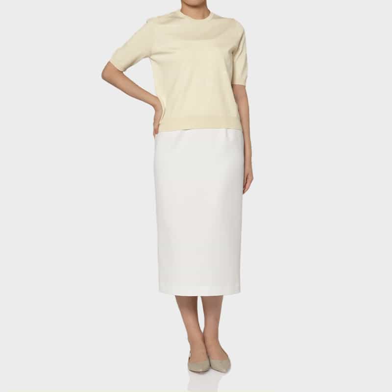 PIPPIOLINO PIPPIOLINO＜ピッピオリーノ＞ バーニーズ　ニューヨーク限定 クルーネックニットプルオーバー WHITE