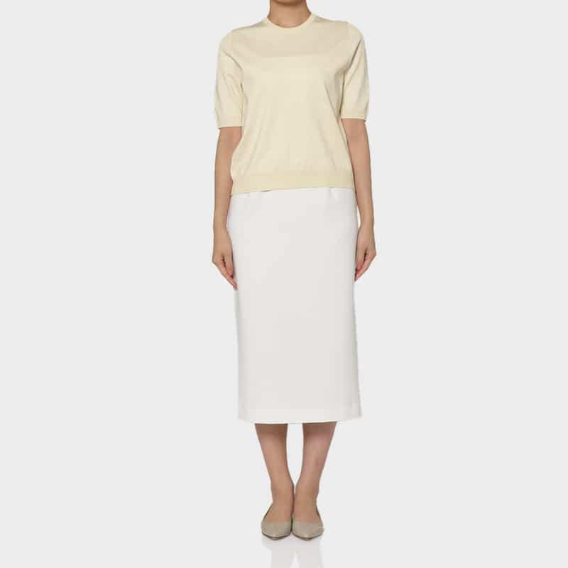 PIPPIOLINO PIPPIOLINO＜ピッピオリーノ＞ バーニーズ　ニューヨーク限定 クルーネックニットプルオーバー WHITE