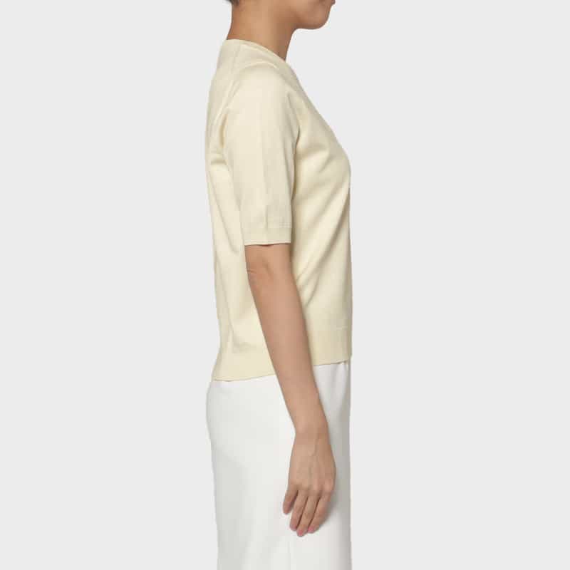 PIPPIOLINO PIPPIOLINO＜ピッピオリーノ＞ バーニーズ　ニューヨーク限定 クルーネックニットプルオーバー WHITE