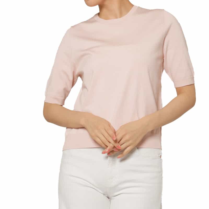 PIPPIOLINO PIPPIOLINO＜ピッピオリーノ＞ バーニーズ　ニューヨーク限定 クルーネックニットプルオーバー PINK