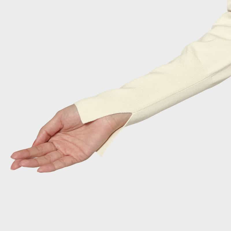 PIPPIOLINO PIPPIOLINO＜ピッピオリーノ＞ バーニーズ　ニューヨーク限定 クルーネックニットカーディガン WHITE