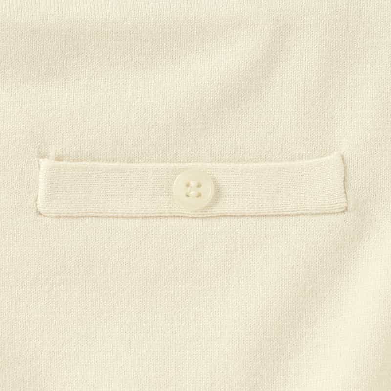 PIPPIOLINO PIPPIOLINO＜ピッピオリーノ＞ バーニーズ　ニューヨーク限定 クルーネックニットカーディガン WHITE