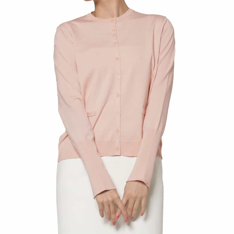 PIPPIOLINO PIPPIOLINO＜ピッピオリーノ＞ バーニーズ　ニューヨーク限定 クルーネックニットカーディガン PINK