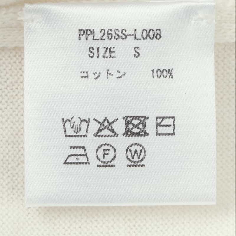 PIPPIOLINO PIPPIOLINO＜ピッピオリーノ＞ バーニーズ　ニューヨーク限定 バックオープンカットソー WHITE