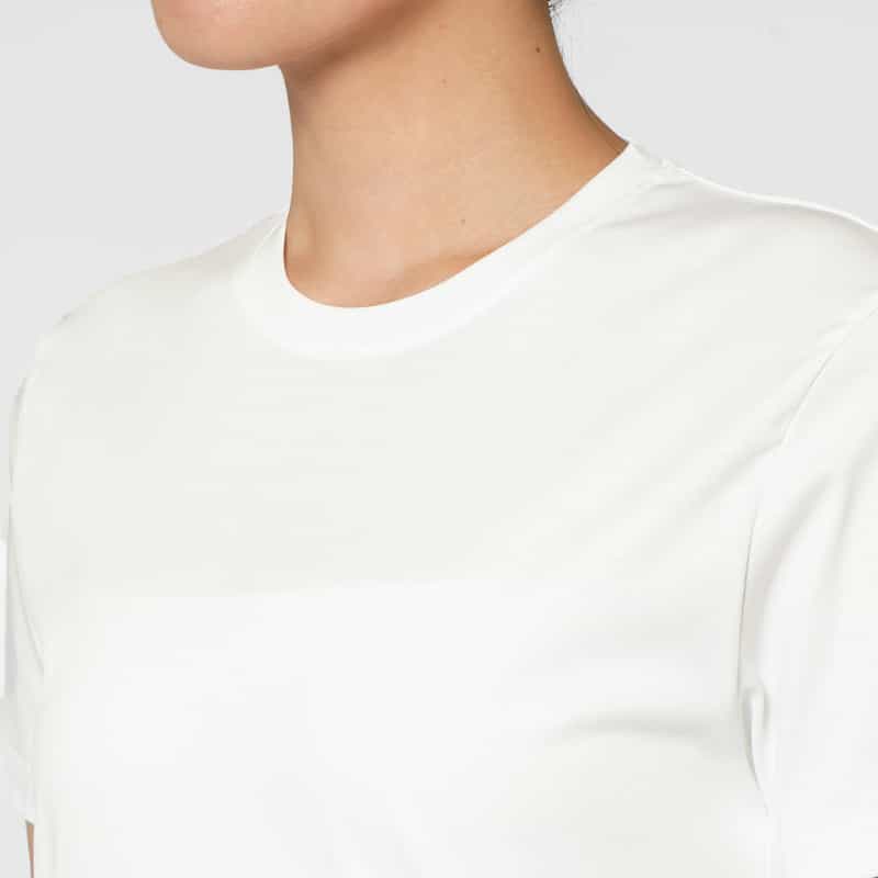 BARNEYS NEW YORK ウォッシャブル スムースコットンTシャツ（アルビニ社製コットン使用） WHITE