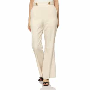 ゴールドボタン センタータックパンツ