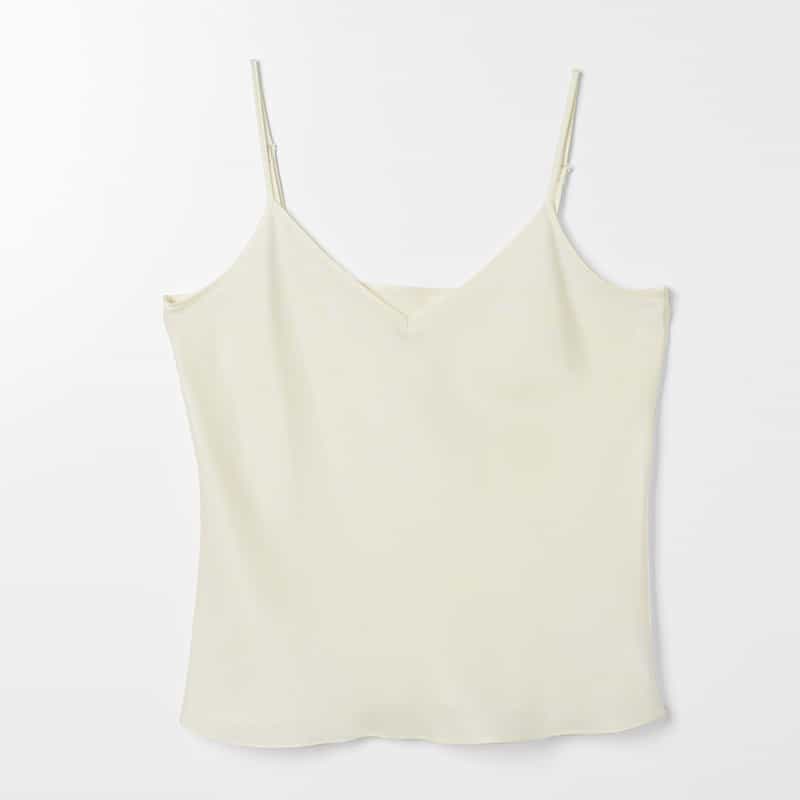 BARNEYS NEW YORK サイドボウ付き ラグランスリーブ レースブラウス （インナーキャミソール付き） IVORY