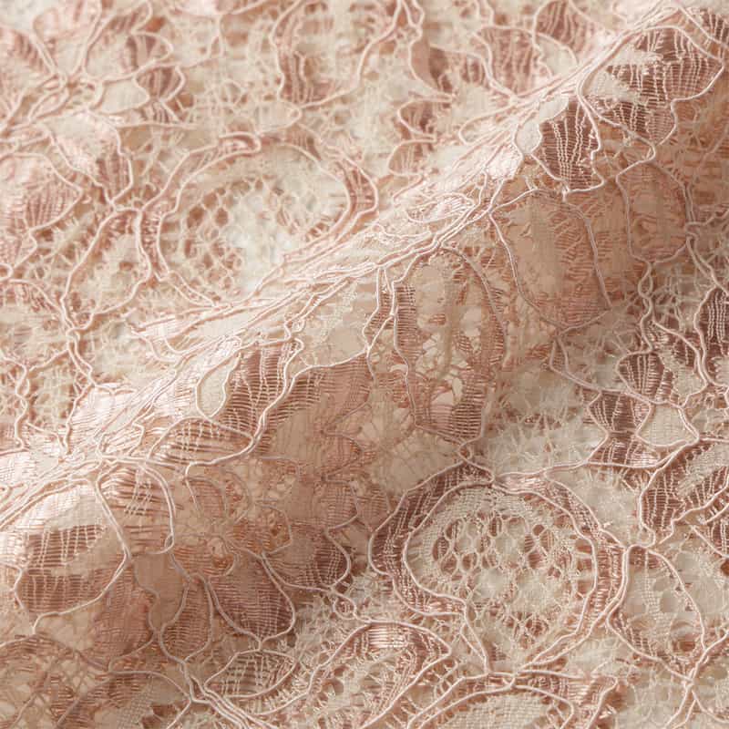 BARNEYS NEW YORK サイドボウ付き ラグランスリーブ レースブラウス （インナーキャミソール付き） PINK