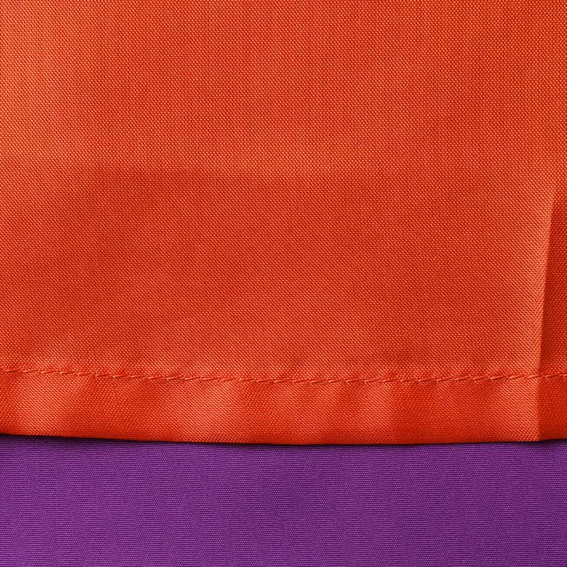 BARNEYS NEW YORK ウォッシャブル バイカラーフレアスカート ORANGE