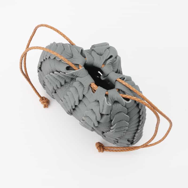 IL MICIO IL MICIO＜イル ミーチョ＞ 巾着バッグ "BOHOSACCHETTO" GRAY