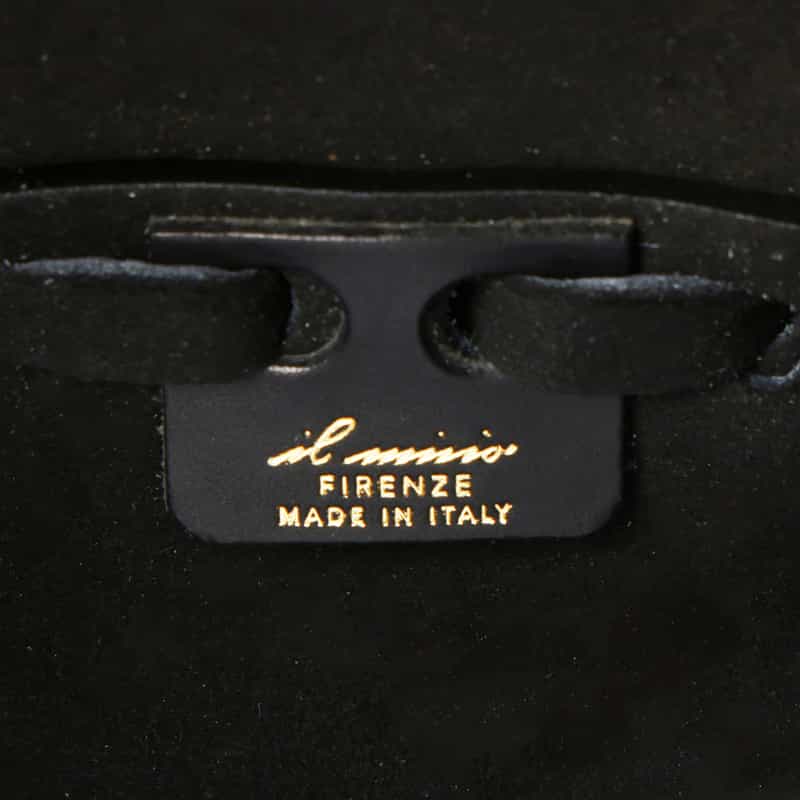 IL MICIO IL MICIO＜イル ミーチョ＞ ハンドルポーチバッグ "N-2" BLACK