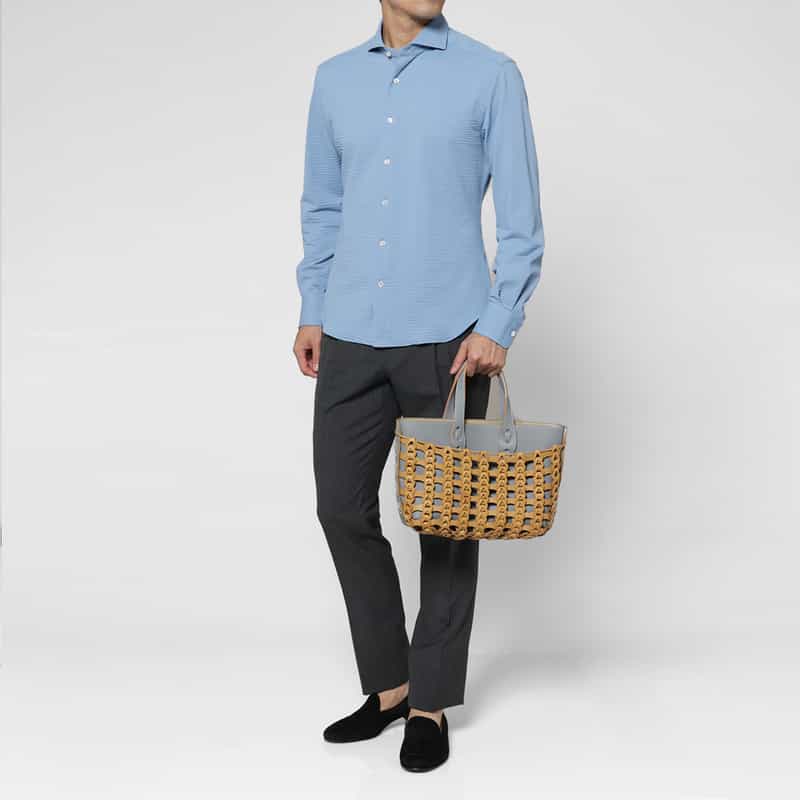 IL MICIO IL MICIO＜イル ミーチョ＞ ミニトートバッグ "NB-1"（S） GRAY