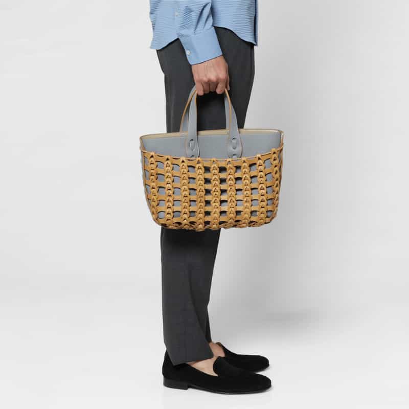 IL MICIO IL MICIO＜イル ミーチョ＞ ミニトートバッグ "NB-1"（S） GRAY