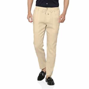 BERNARDO GIUSTI＜ベルナルド ジュスティ＞ バーニーズ　ニューヨーク限定リネンウール素材ストレッチパンツ