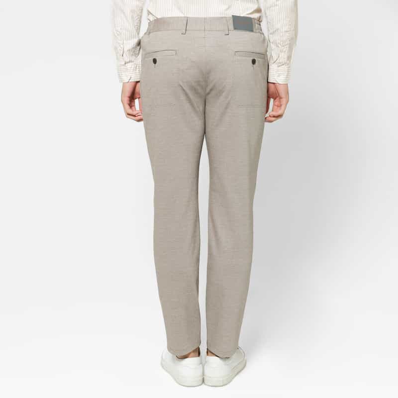 BERNARDO GIUSTI BERNARDO GIUSTI＜ベルナルド ジュスティ＞ ジャージー素材ストレッチパンツ LIGHT GRAY