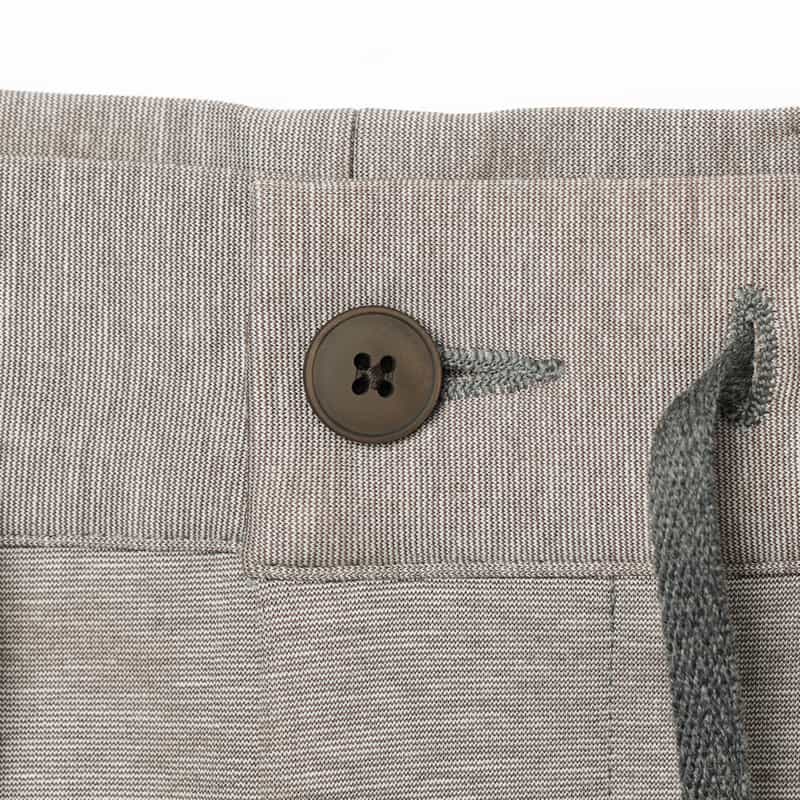 BERNARDO GIUSTI BERNARDO GIUSTI＜ベルナルド ジュスティ＞ ジャージー素材ストレッチパンツ LIGHT GRAY