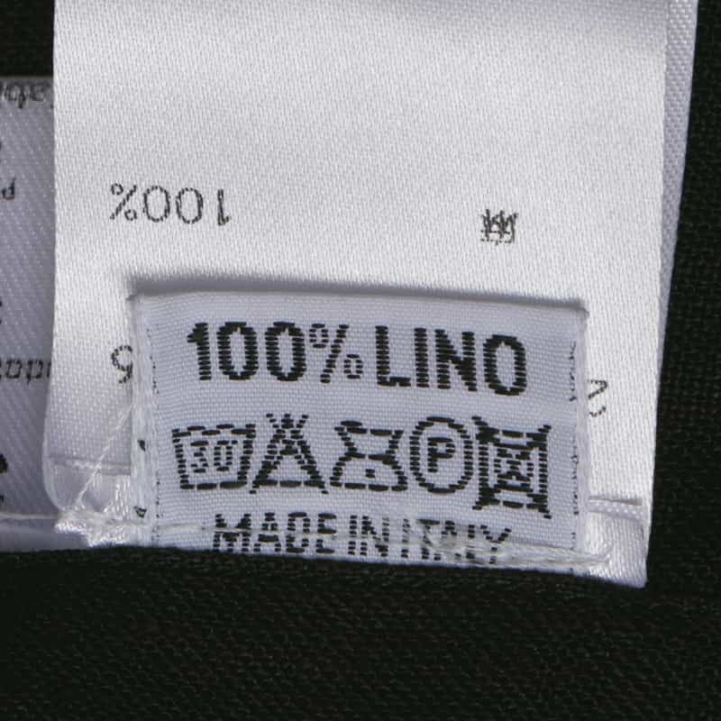 FINAMORE FINAMORE＜フィナモレ＞ バーニーズ　ニューヨーク限定リネンウエスタンシャツ"LUIGI" BLACK