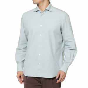 FINAMORE＜フィナモレ＞ シャンブレーシャツ"SIMONE"