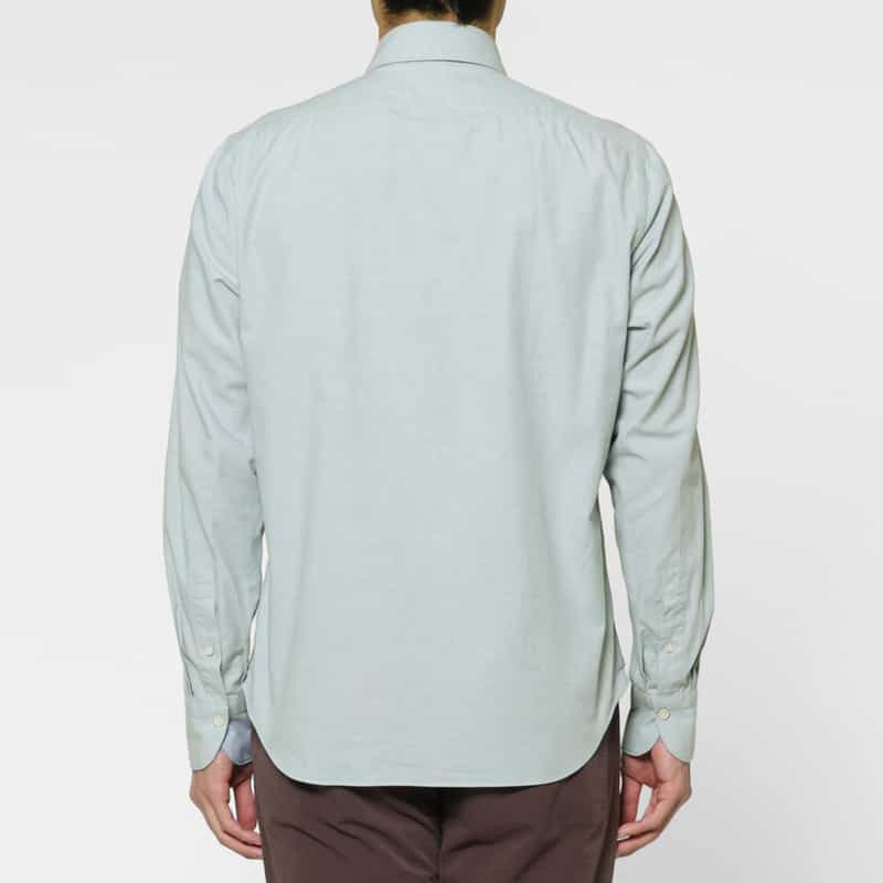 FINAMORE FINAMORE＜フィナモレ＞ シャンブレーシャツ"SIMONE" BLUE