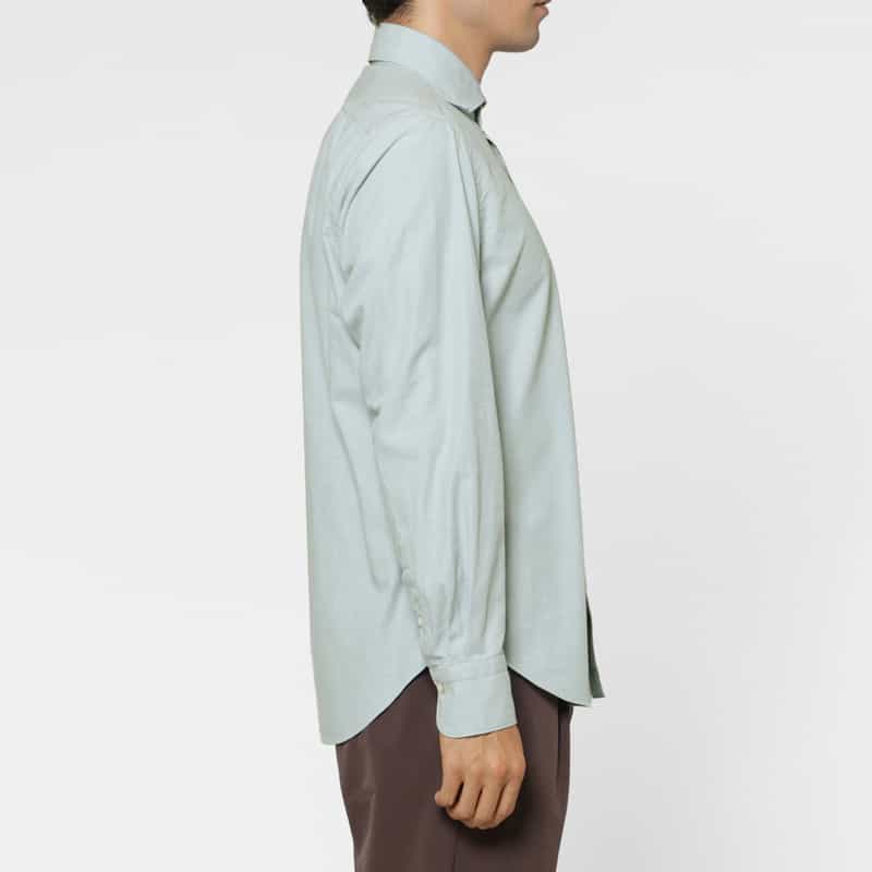 FINAMORE FINAMORE＜フィナモレ＞ シャンブレーシャツ"SIMONE" BLUE