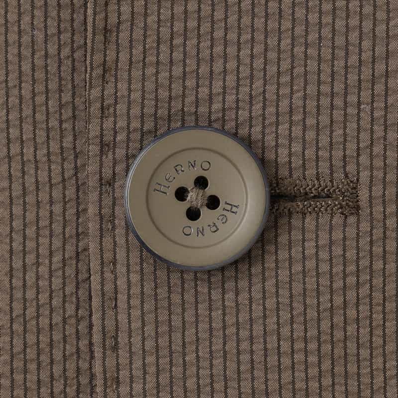 HERNO HERNO＜ヘルノ＞ セットアップ シアサッカー素材テーラードジャケット BROWN