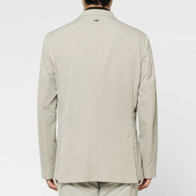 HERNO HERNO＜ヘルノ＞ セットアップ シアサッカー素材テーラードジャケット LIGHT GRAY