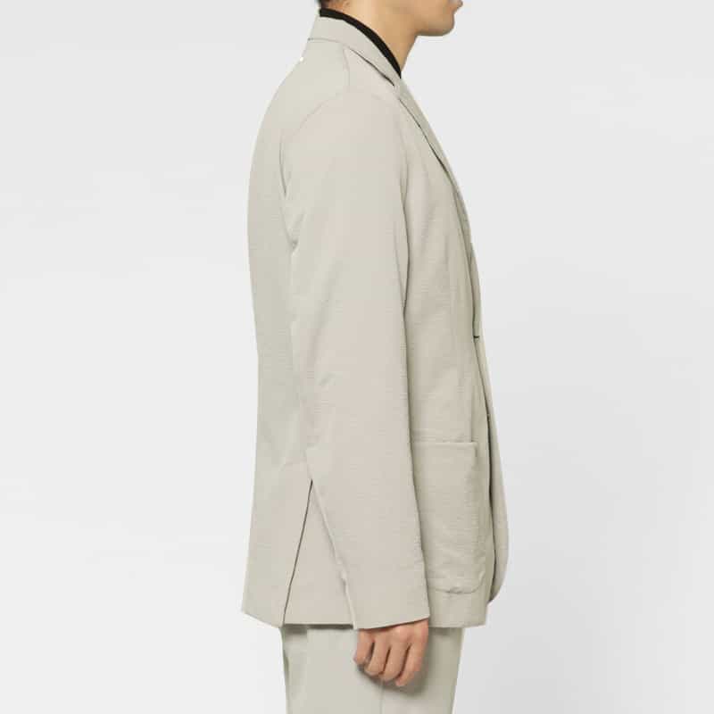 HERNO HERNO＜ヘルノ＞ セットアップ シアサッカー素材テーラードジャケット LIGHT GRAY