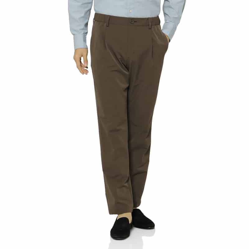 HERNO HERNO＜ヘルノ＞ セットアップ シアサッカー素材ストレッチパンツ BROWN