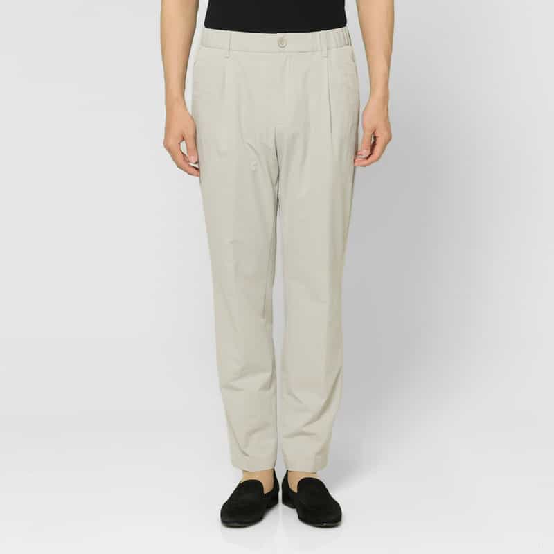 HERNO HERNO＜ヘルノ＞ セットアップ シアサッカー素材ストレッチパンツ LIGHT GRAY