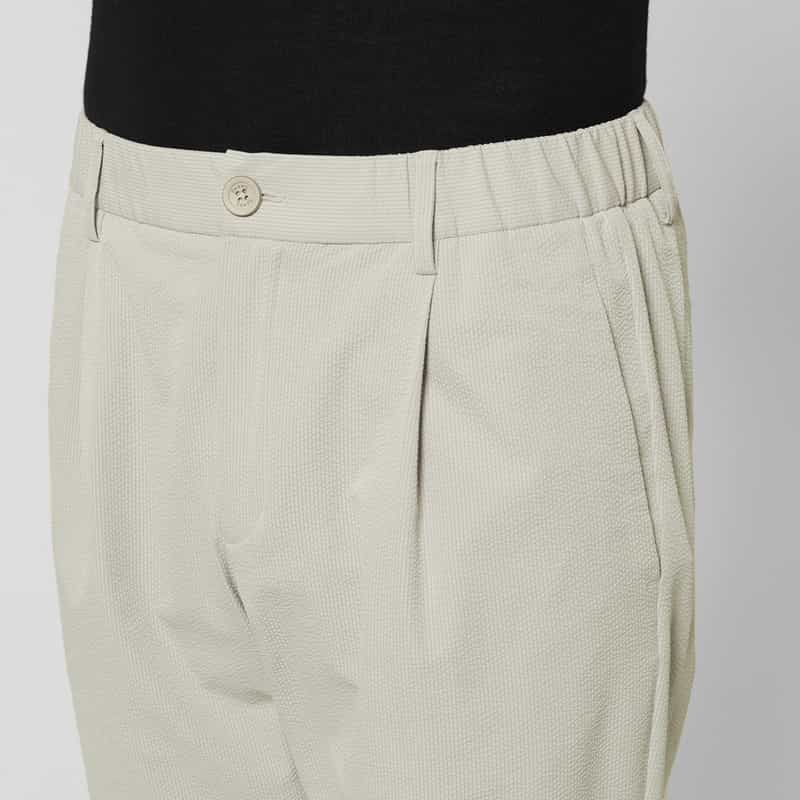 HERNO HERNO＜ヘルノ＞ セットアップ シアサッカー素材ストレッチパンツ LIGHT GRAY