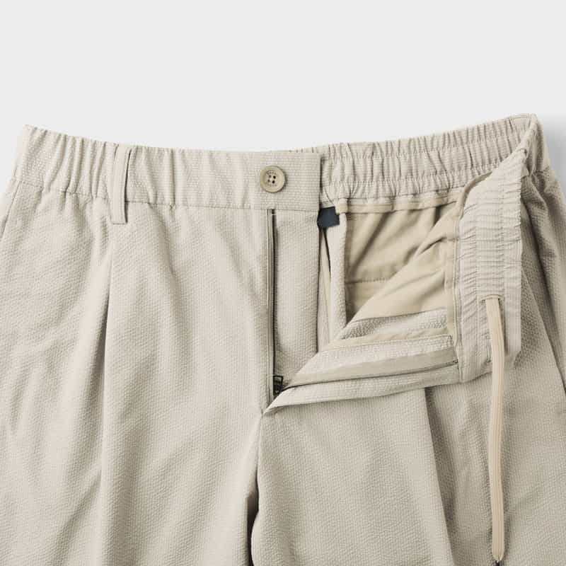 HERNO HERNO＜ヘルノ＞ セットアップ シアサッカー素材ストレッチパンツ LIGHT GRAY