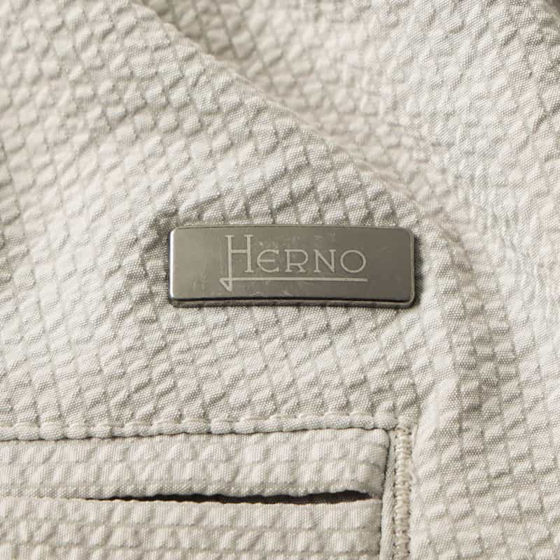 HERNO HERNO＜ヘルノ＞ セットアップ シアサッカー素材ストレッチパンツ LIGHT GRAY