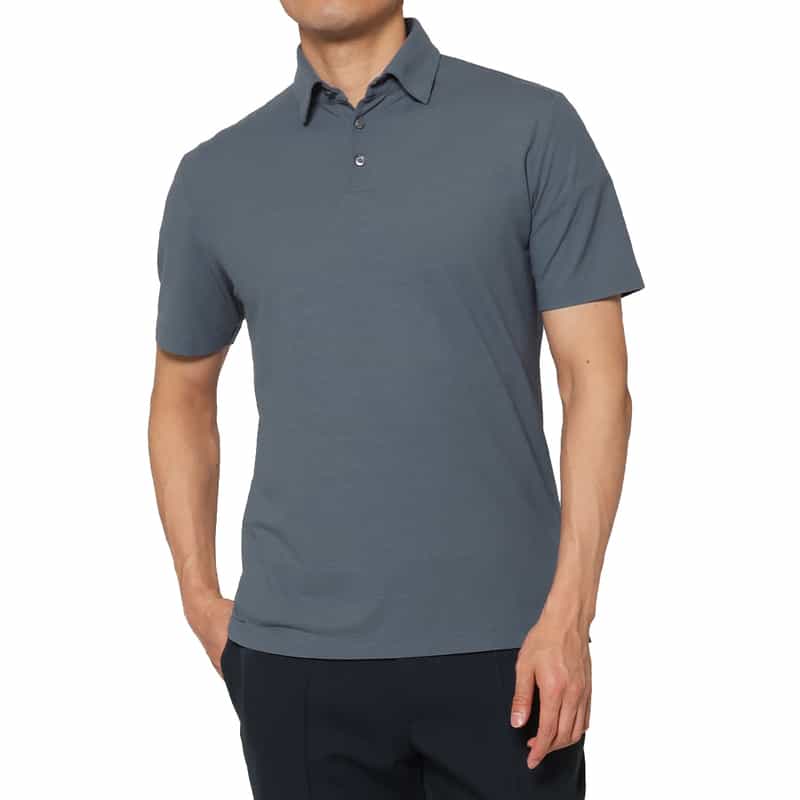 ZANONE ZANONE＜ザノーネ＞ アイスコットンポロシャツ BLUE