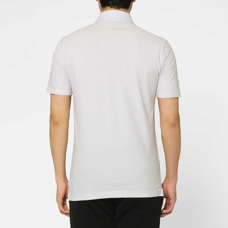 ZANONE ZANONE＜ザノーネ＞ アイスコットンポロシャツ LIGHT GRAY