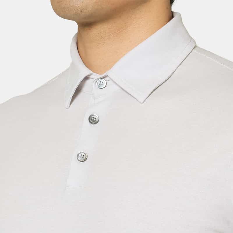 ZANONE ZANONE＜ザノーネ＞ アイスコットンポロシャツ LIGHT GRAY