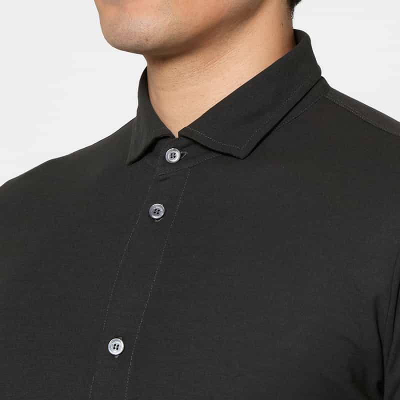 ZANONE ZANONE＜ザノーネ＞ アイスコットンシャツ GRAY