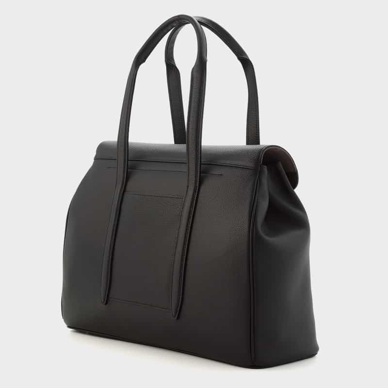 ETIAM ETIAM＜エティアム＞ バーニーズ　ニューヨーク限定 フラップトートバッグ BLACK