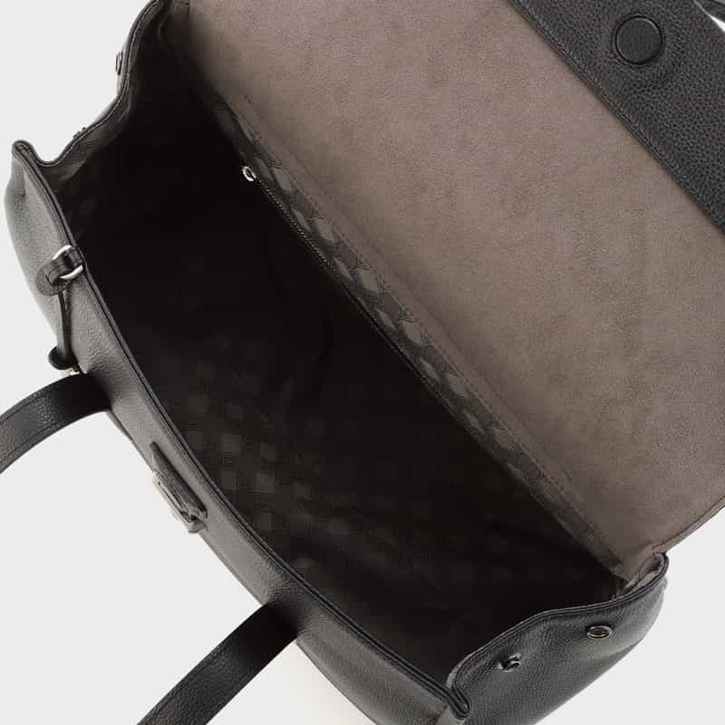 ETIAM ETIAM＜エティアム＞ バーニーズ　ニューヨーク限定 フラップトートバッグ BLACK