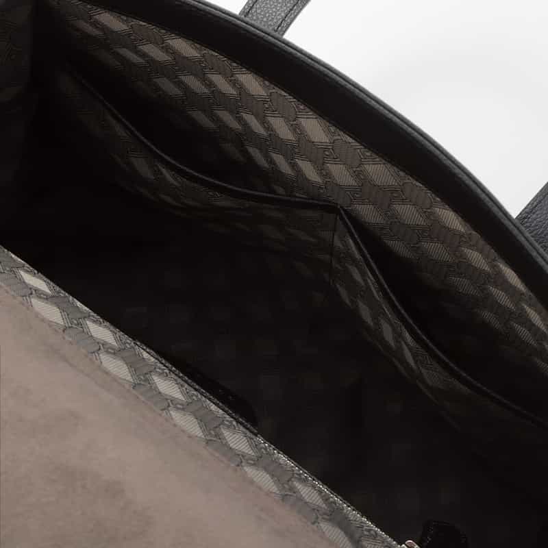 ETIAM ETIAM＜エティアム＞ バーニーズ　ニューヨーク限定 フラップトートバッグ BLACK