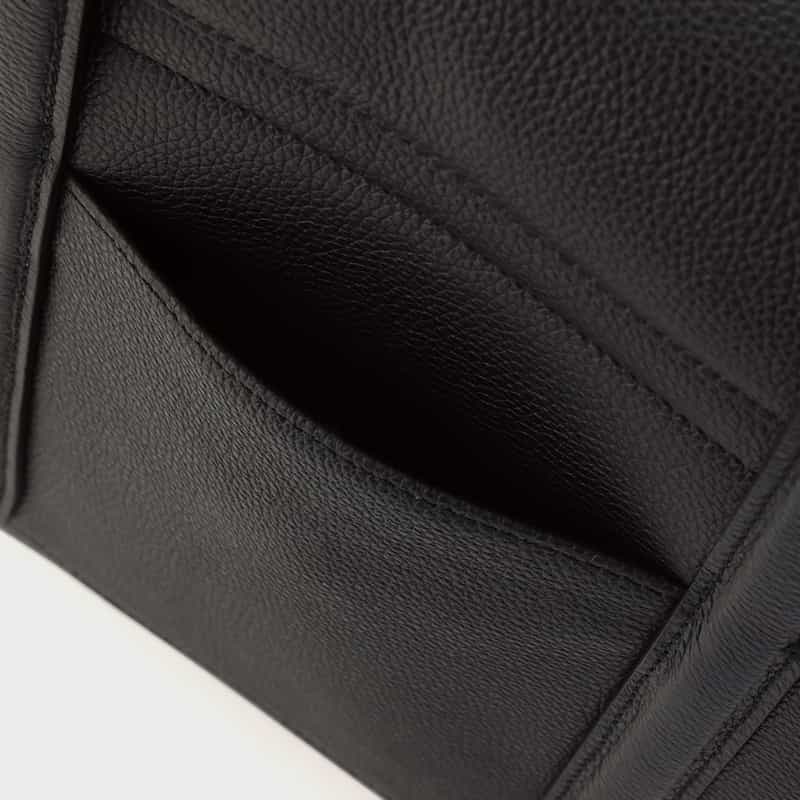 ETIAM ETIAM＜エティアム＞ バーニーズ　ニューヨーク限定 フラップトートバッグ BLACK