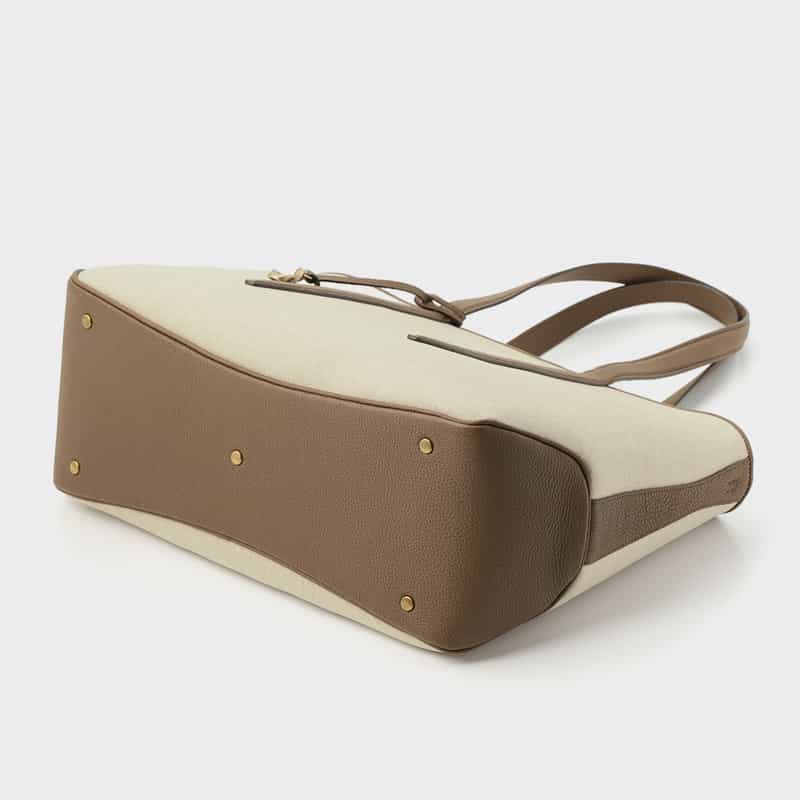 ETIAM ETIAM＜エティアム＞ キャンバス素材トートバッグ BEIGE