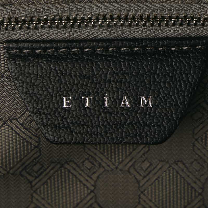 ETIAM ETIAM＜エティアム＞ レザーバックパック BLACK