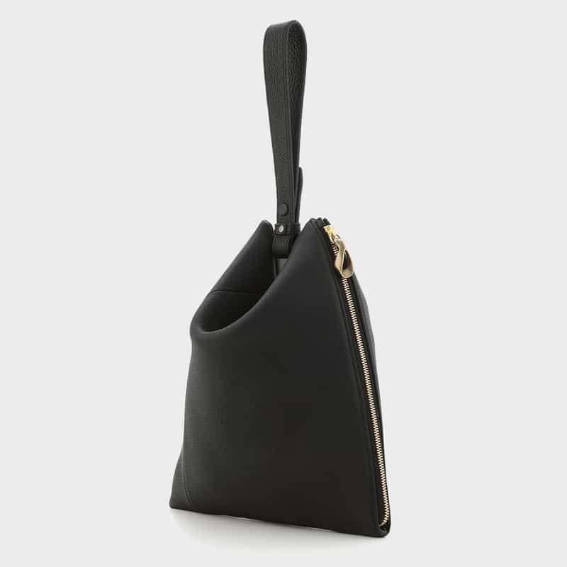 ETIAM ETIAM＜エティアム＞ レザーポーチバッグ BLACK