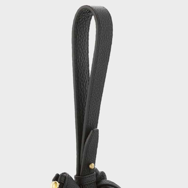 ETIAM ETIAM＜エティアム＞ レザーポーチバッグ BLACK